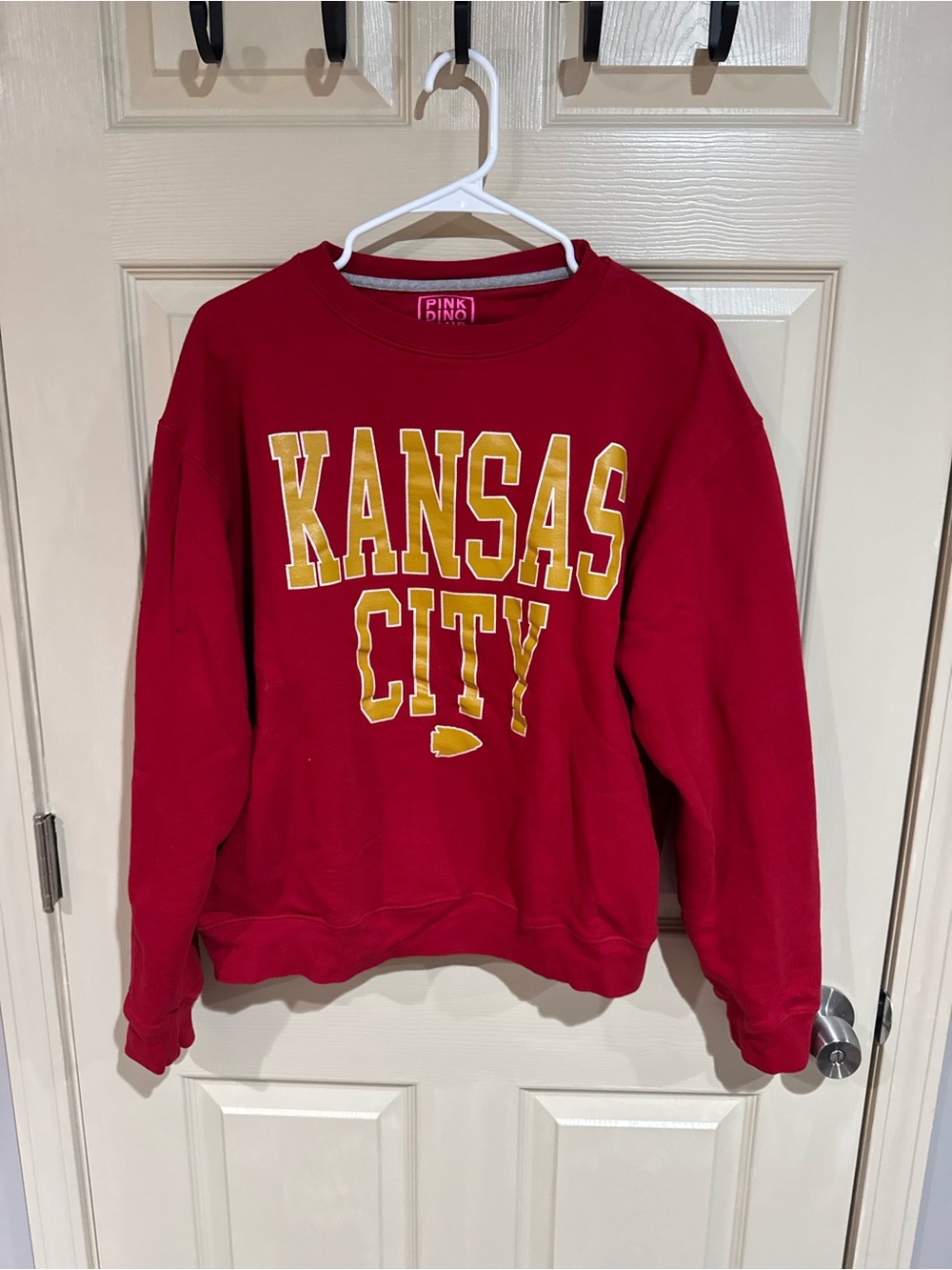 Kansas City Chiefs Football Red Graphic Sweatshirt